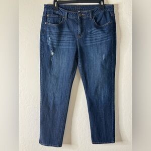 Jennifer Lopez Dark Blue Straight Leg Jeans 8